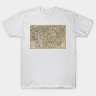 Old Sea Map of Scandinavia T-Shirt